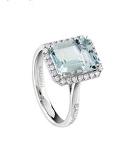 Anello Salvini Donna Sorrento in Oro bianco Acquamarina 5.5 Ct 20086616 - 20086616